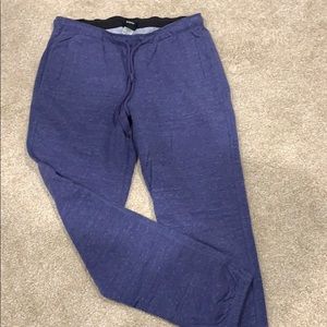 Blue Heathered Reebok sweatpants
